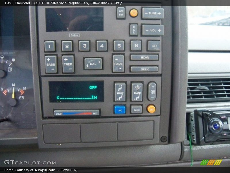 Controls of 1992 C/K C1500 Silverado Regular Cab