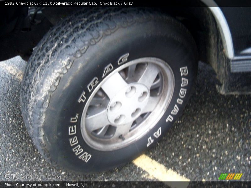 Onyx Black / Gray 1992 Chevrolet C/K C1500 Silverado Regular Cab