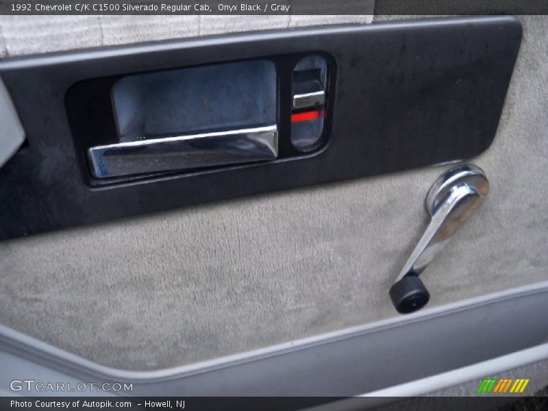 Onyx Black / Gray 1992 Chevrolet C/K C1500 Silverado Regular Cab