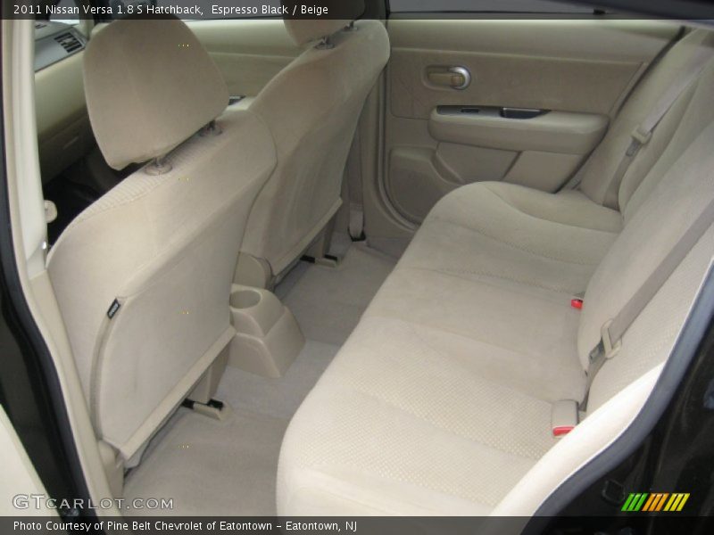 Espresso Black / Beige 2011 Nissan Versa 1.8 S Hatchback