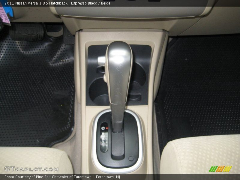 Espresso Black / Beige 2011 Nissan Versa 1.8 S Hatchback