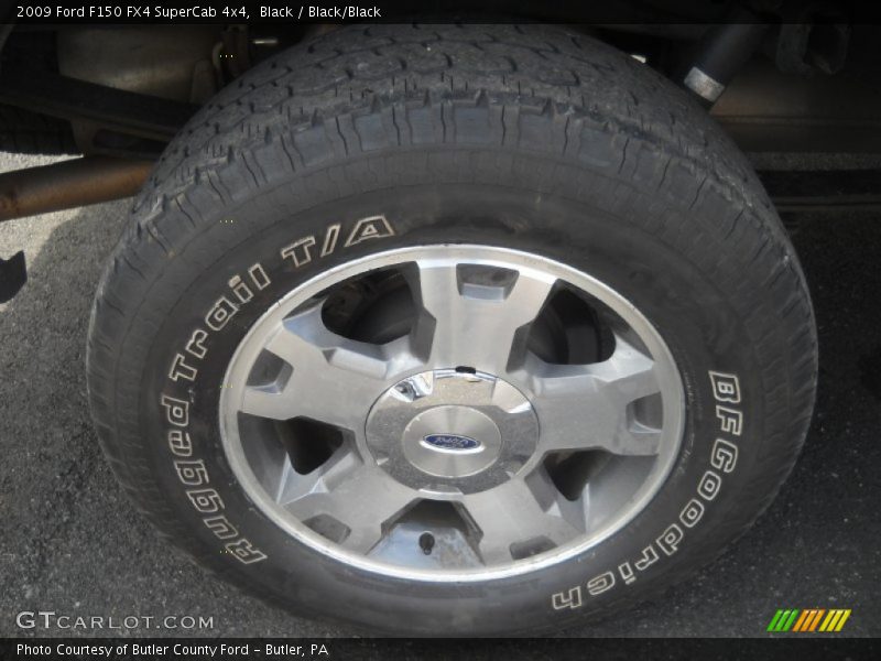 Black / Black/Black 2009 Ford F150 FX4 SuperCab 4x4