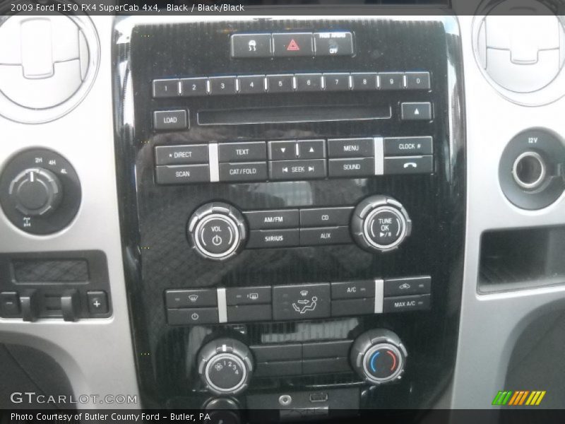 Black / Black/Black 2009 Ford F150 FX4 SuperCab 4x4