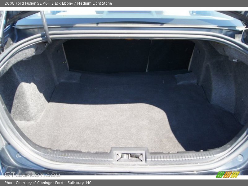 Black Ebony / Medium Light Stone 2008 Ford Fusion SE V6