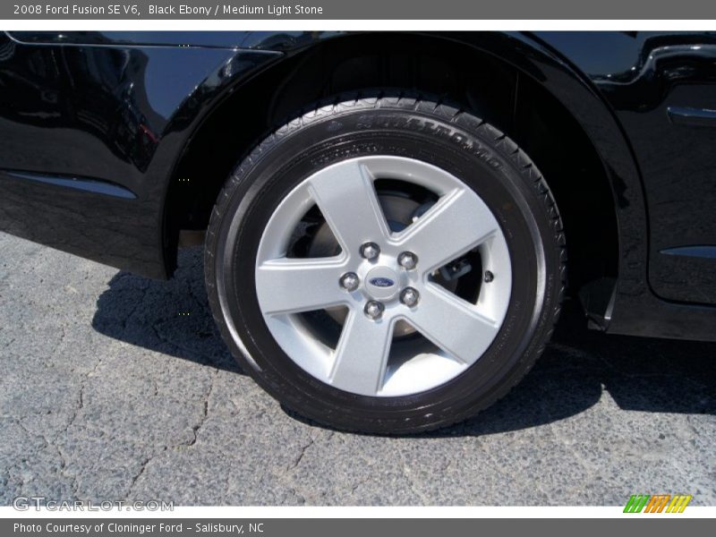 Black Ebony / Medium Light Stone 2008 Ford Fusion SE V6