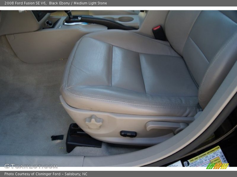 Black Ebony / Medium Light Stone 2008 Ford Fusion SE V6