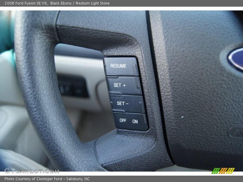 Black Ebony / Medium Light Stone 2008 Ford Fusion SE V6