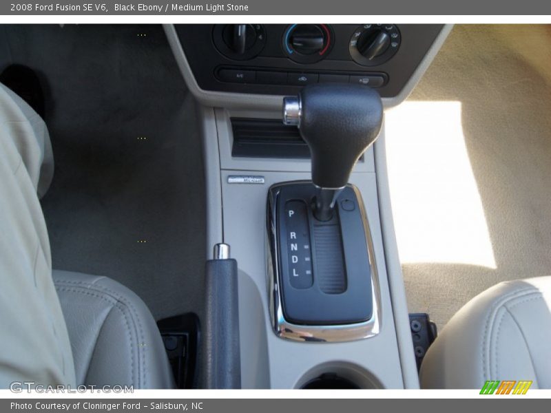 Black Ebony / Medium Light Stone 2008 Ford Fusion SE V6