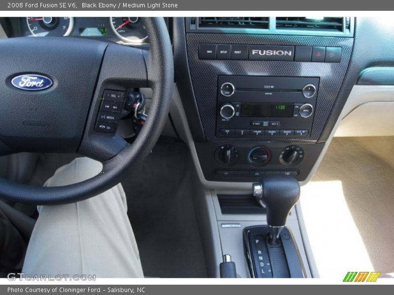 Black Ebony / Medium Light Stone 2008 Ford Fusion SE V6
