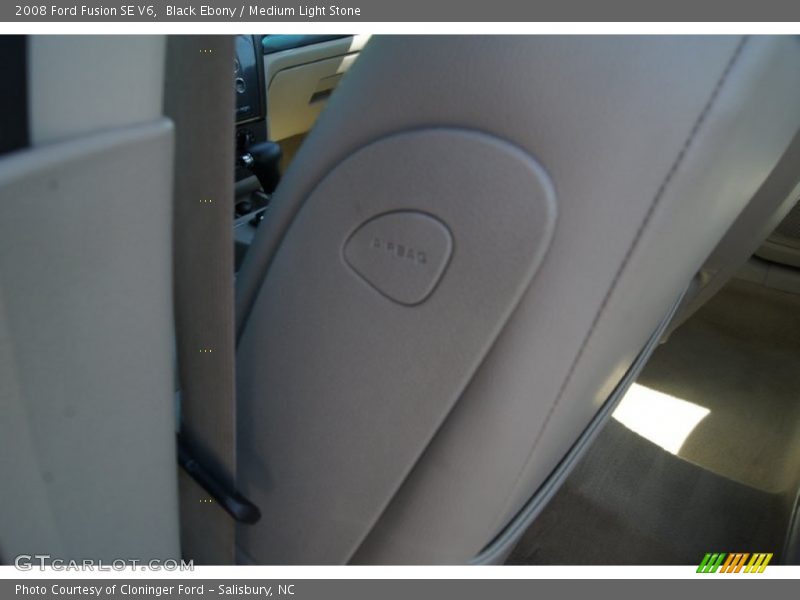 Black Ebony / Medium Light Stone 2008 Ford Fusion SE V6