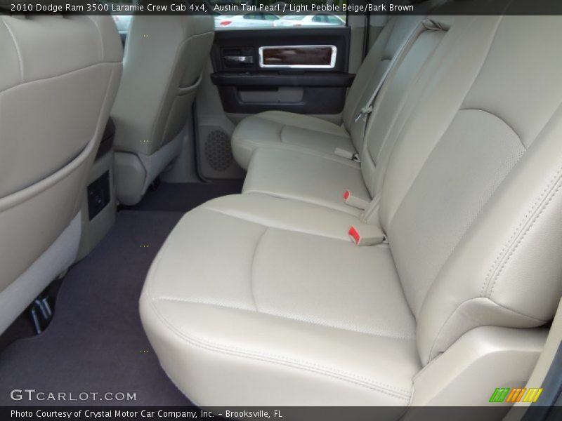 Austin Tan Pearl / Light Pebble Beige/Bark Brown 2010 Dodge Ram 3500 Laramie Crew Cab 4x4