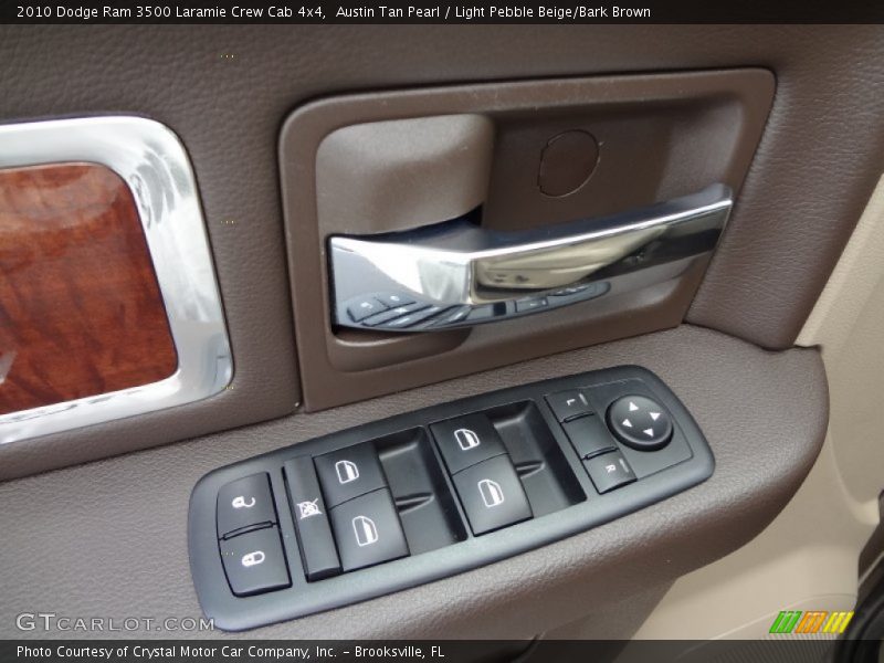 Austin Tan Pearl / Light Pebble Beige/Bark Brown 2010 Dodge Ram 3500 Laramie Crew Cab 4x4