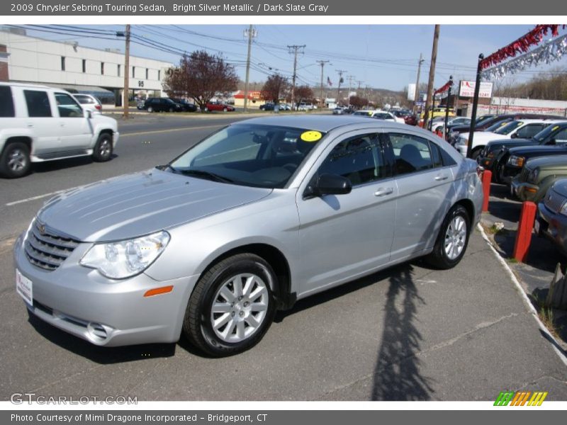 Bright Silver Metallic / Dark Slate Gray 2009 Chrysler Sebring Touring Sedan