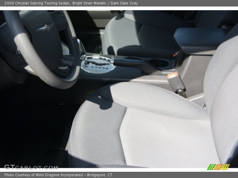 Bright Silver Metallic / Dark Slate Gray 2009 Chrysler Sebring Touring Sedan