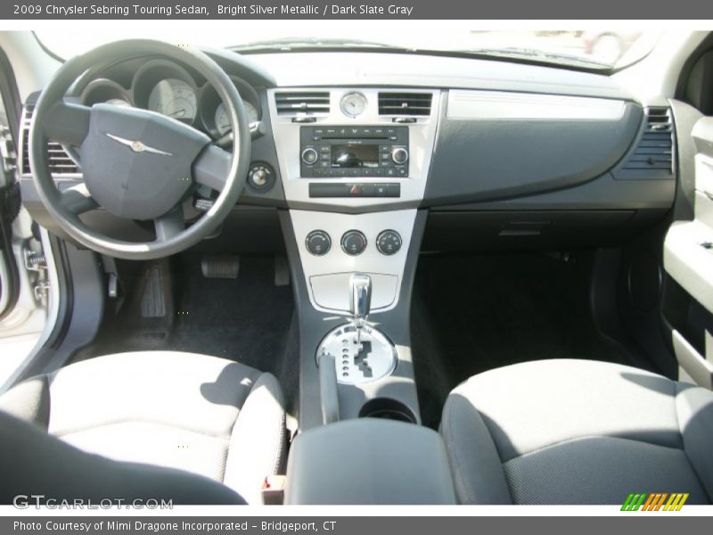 Bright Silver Metallic / Dark Slate Gray 2009 Chrysler Sebring Touring Sedan