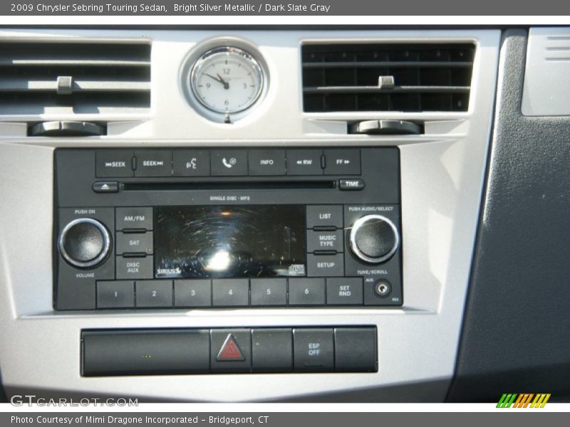 Controls of 2009 Sebring Touring Sedan