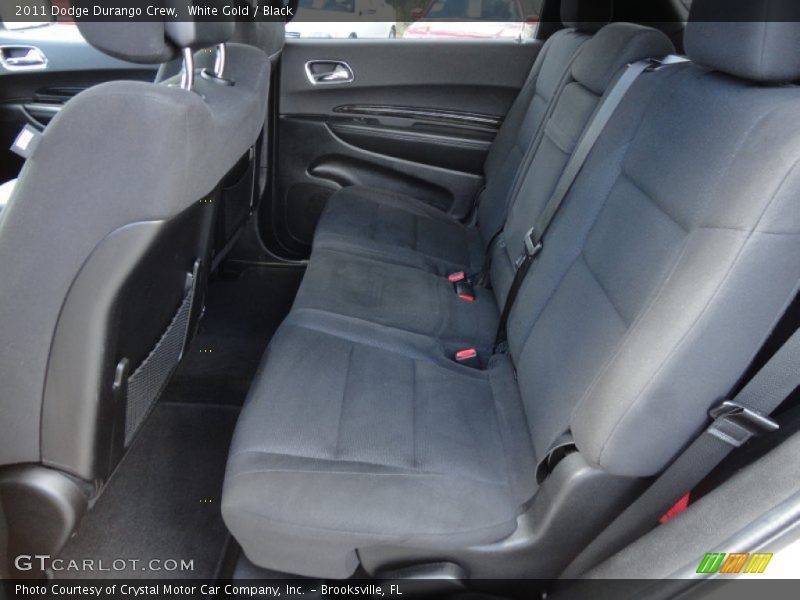 White Gold / Black 2011 Dodge Durango Crew