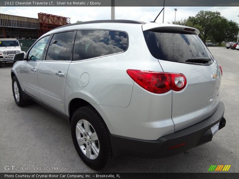Silver Ice Metallic / Ebony 2012 Chevrolet Traverse LT