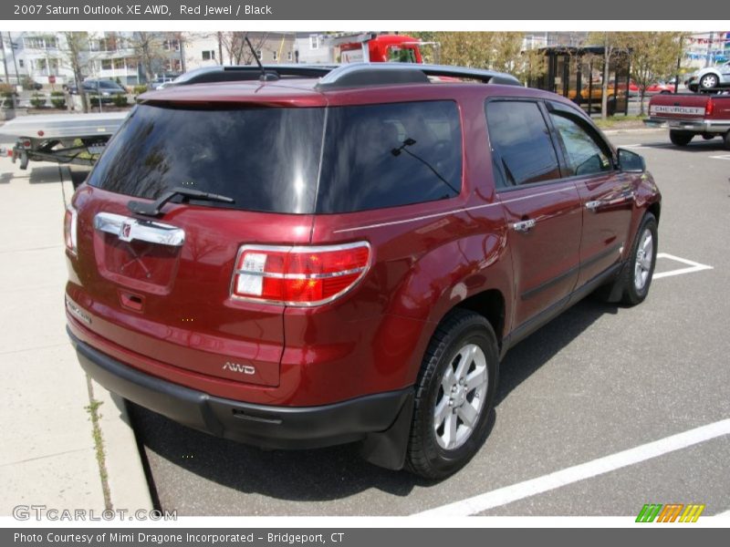 Red Jewel / Black 2007 Saturn Outlook XE AWD