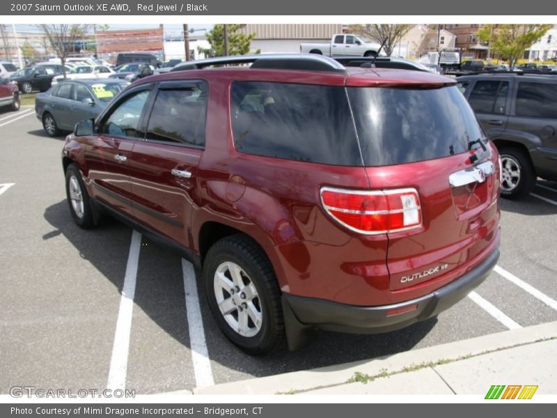 Red Jewel / Black 2007 Saturn Outlook XE AWD