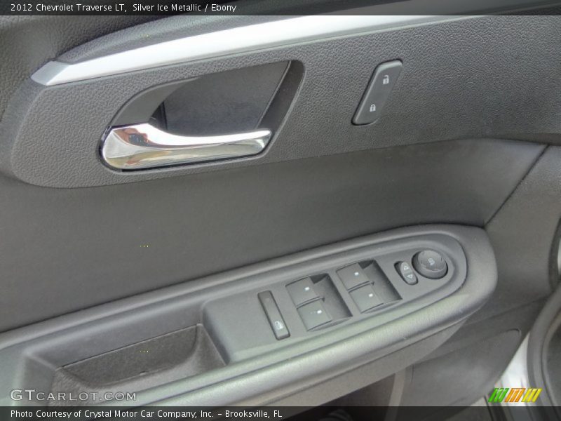 Silver Ice Metallic / Ebony 2012 Chevrolet Traverse LT