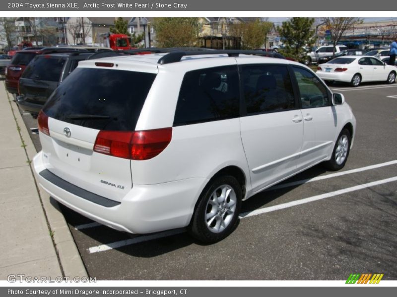 Arctic Frost White Pearl / Stone Gray 2004 Toyota Sienna XLE