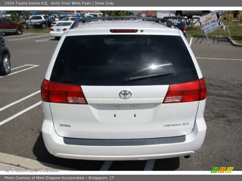 Arctic Frost White Pearl / Stone Gray 2004 Toyota Sienna XLE