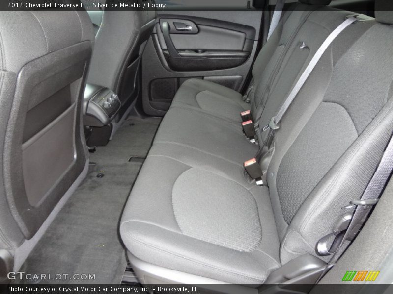 Silver Ice Metallic / Ebony 2012 Chevrolet Traverse LT