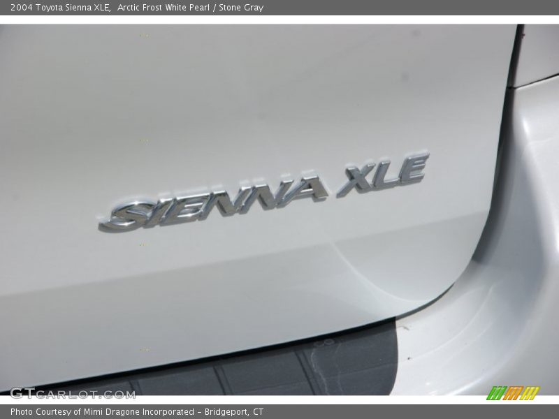 Arctic Frost White Pearl / Stone Gray 2004 Toyota Sienna XLE
