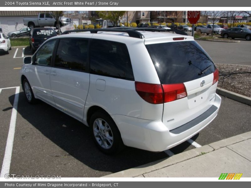 Arctic Frost White Pearl / Stone Gray 2004 Toyota Sienna XLE
