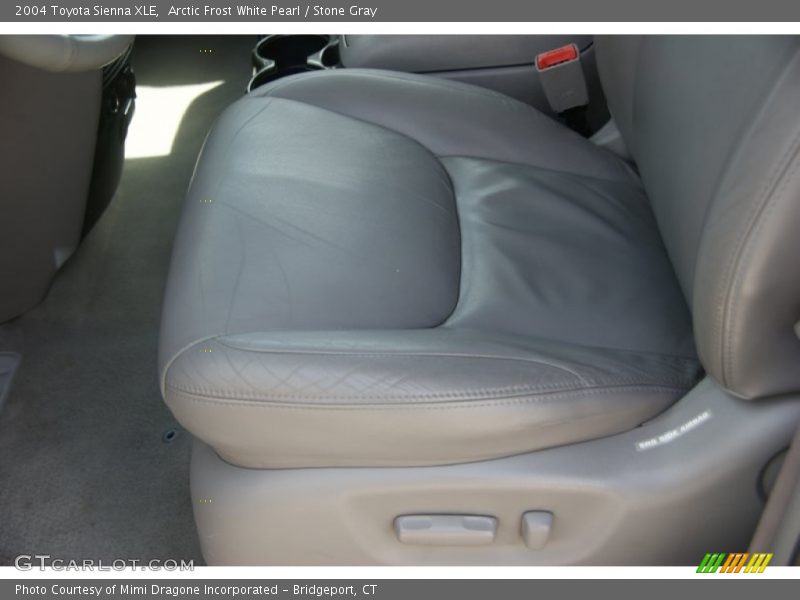 Arctic Frost White Pearl / Stone Gray 2004 Toyota Sienna XLE