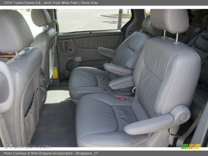 Arctic Frost White Pearl / Stone Gray 2004 Toyota Sienna XLE