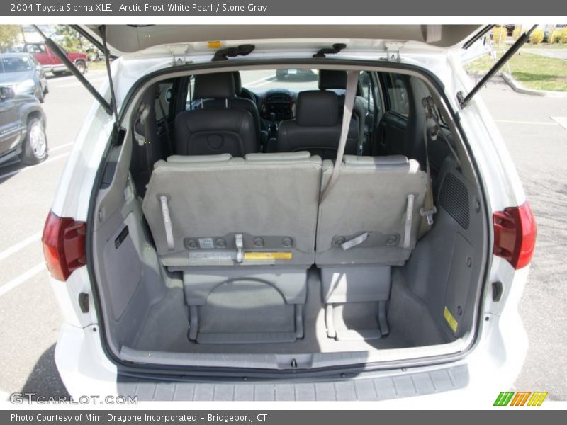 Arctic Frost White Pearl / Stone Gray 2004 Toyota Sienna XLE