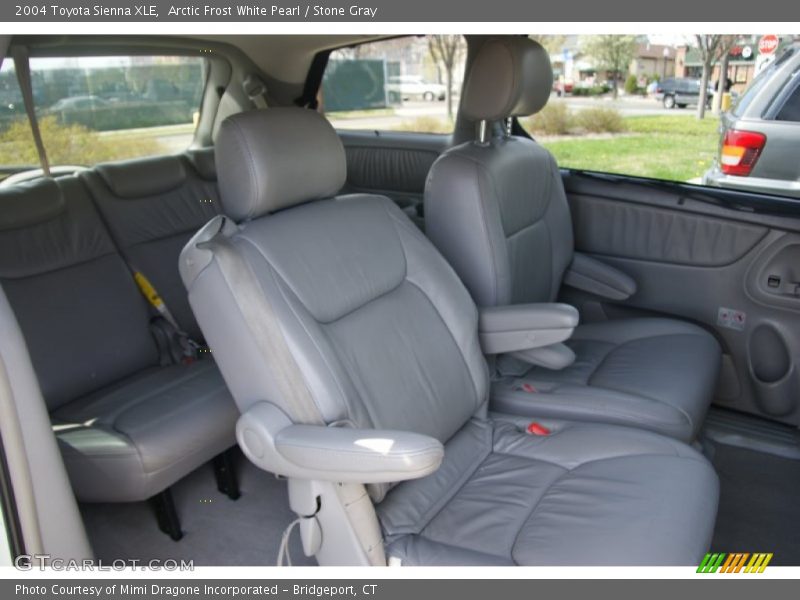 Arctic Frost White Pearl / Stone Gray 2004 Toyota Sienna XLE