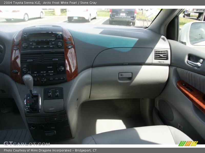 Arctic Frost White Pearl / Stone Gray 2004 Toyota Sienna XLE