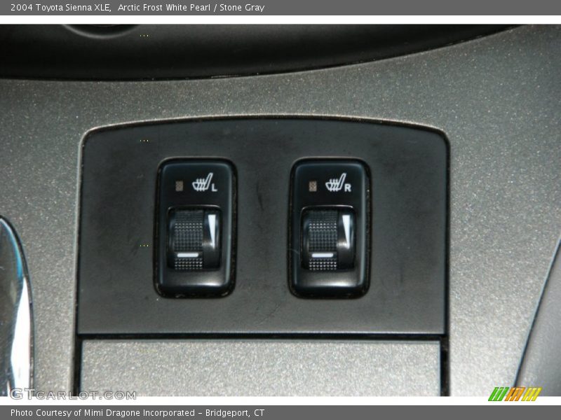 Arctic Frost White Pearl / Stone Gray 2004 Toyota Sienna XLE