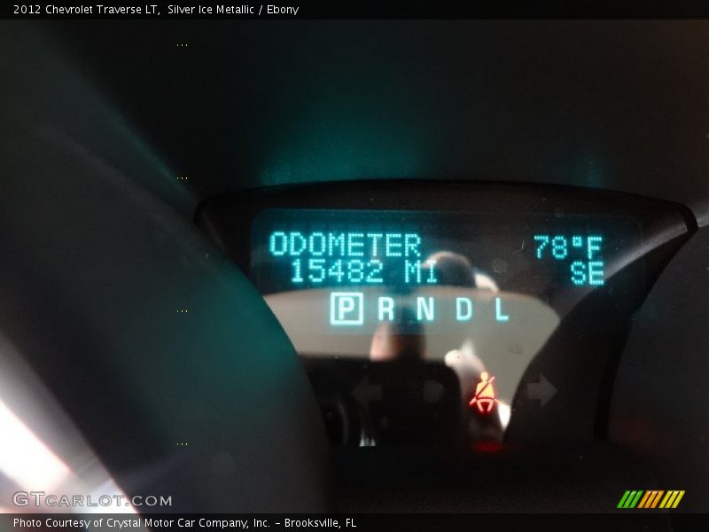 Silver Ice Metallic / Ebony 2012 Chevrolet Traverse LT