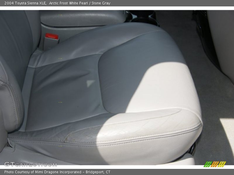 Arctic Frost White Pearl / Stone Gray 2004 Toyota Sienna XLE