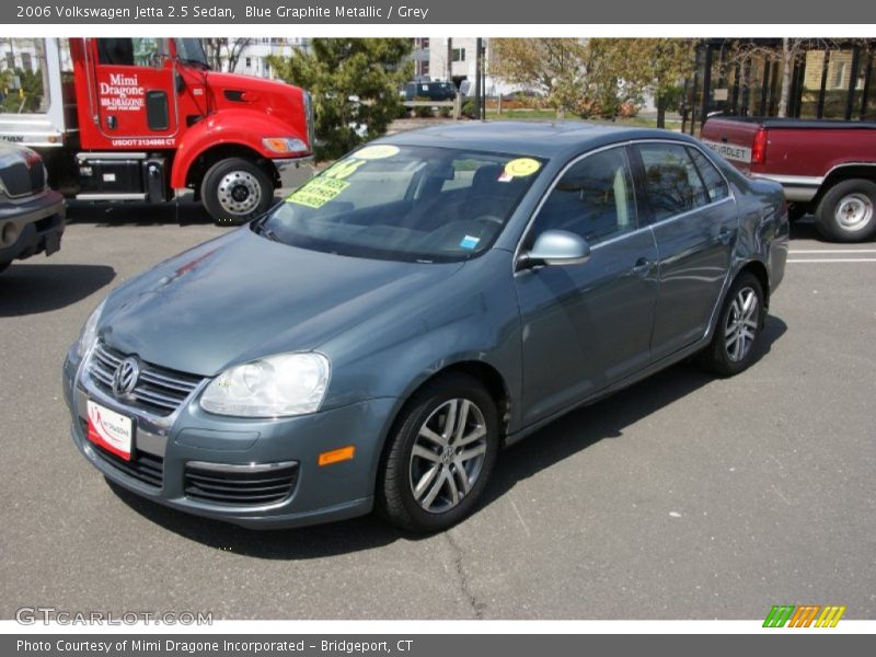 Blue Graphite Metallic / Grey 2006 Volkswagen Jetta 2.5 Sedan