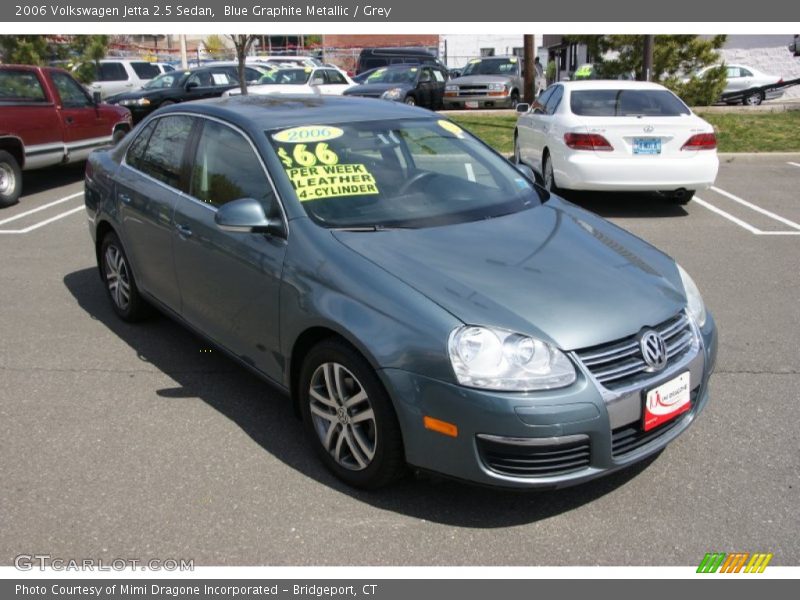 Blue Graphite Metallic / Grey 2006 Volkswagen Jetta 2.5 Sedan