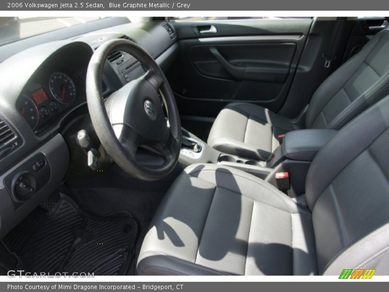 Blue Graphite Metallic / Grey 2006 Volkswagen Jetta 2.5 Sedan