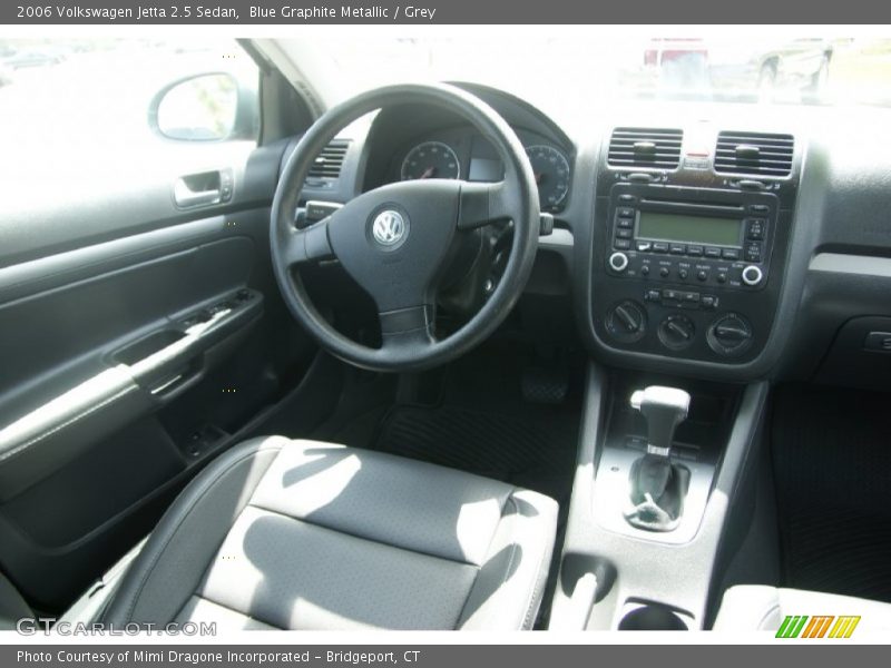 Blue Graphite Metallic / Grey 2006 Volkswagen Jetta 2.5 Sedan