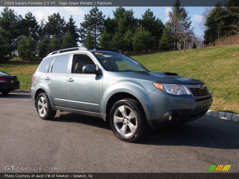 Sage Green Metallic / Platinum 2009 Subaru Forester 2.5 XT