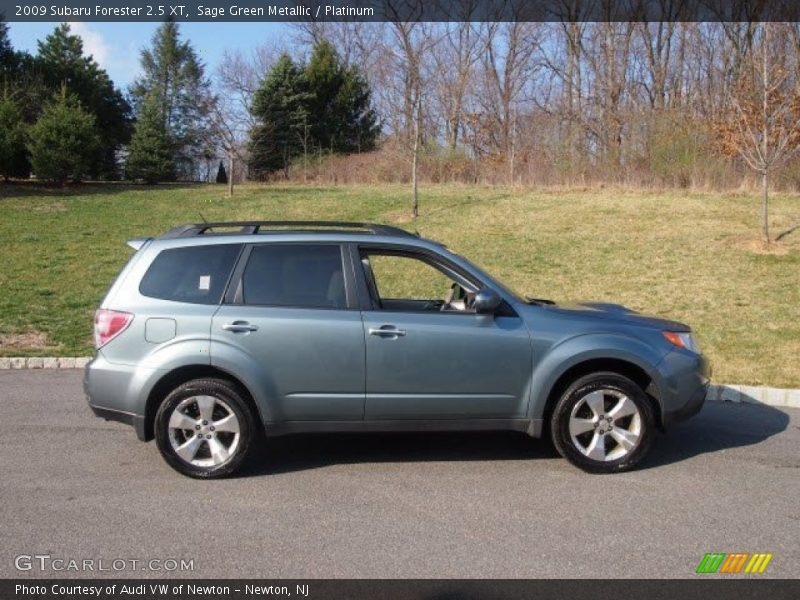 Sage Green Metallic / Platinum 2009 Subaru Forester 2.5 XT