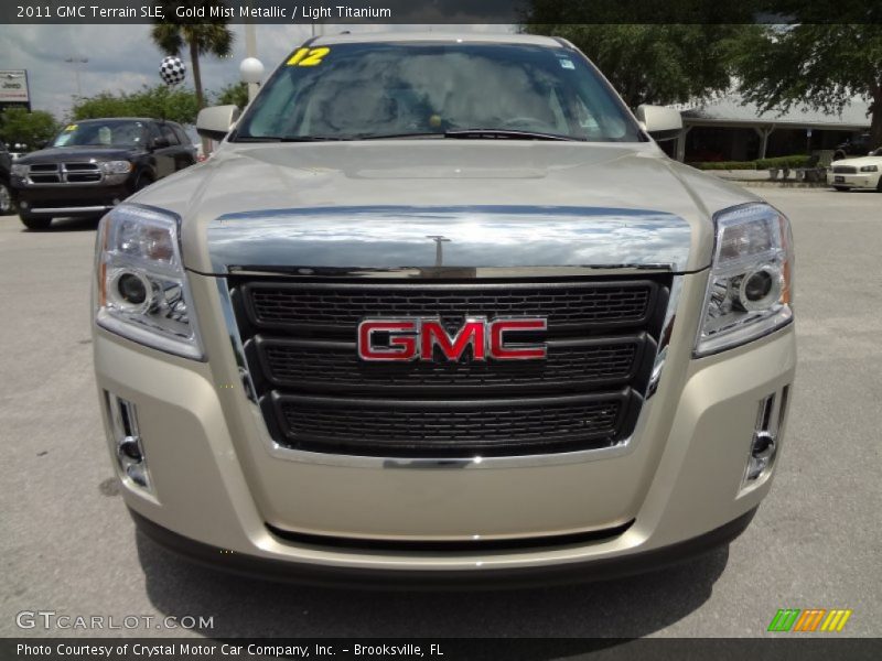 Gold Mist Metallic / Light Titanium 2011 GMC Terrain SLE