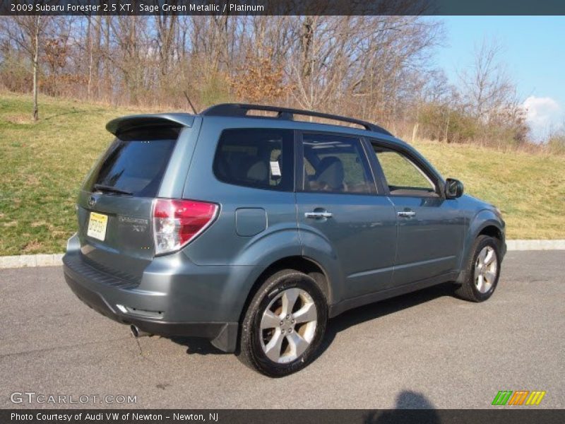 Sage Green Metallic / Platinum 2009 Subaru Forester 2.5 XT