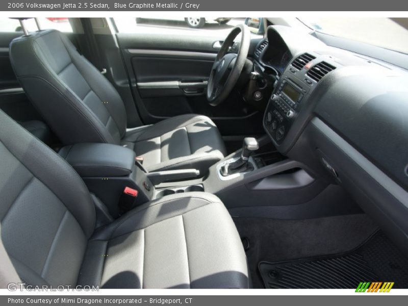 Blue Graphite Metallic / Grey 2006 Volkswagen Jetta 2.5 Sedan