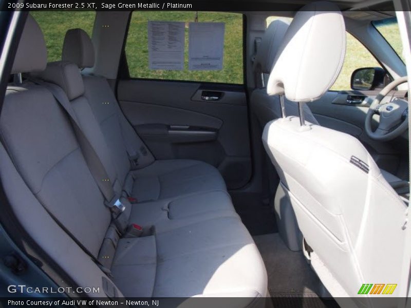 Sage Green Metallic / Platinum 2009 Subaru Forester 2.5 XT