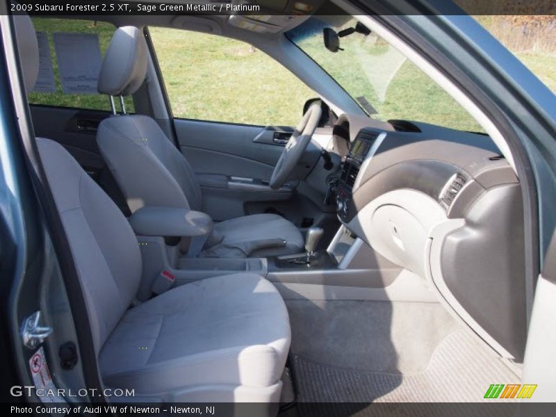 Sage Green Metallic / Platinum 2009 Subaru Forester 2.5 XT