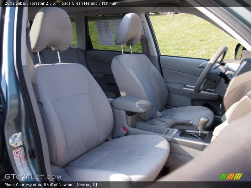 Sage Green Metallic / Platinum 2009 Subaru Forester 2.5 XT